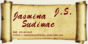 Jasmina Sudimac vizit kartica